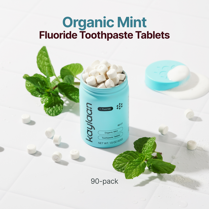 Toothpaste Tablets with Fluoride - 90ct - Mint