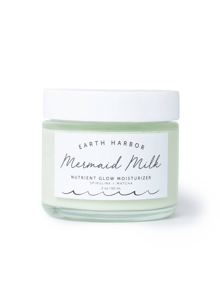 MERMAID MILK Superfood Moisturizer: Matcha + Spirulina: 2 oz