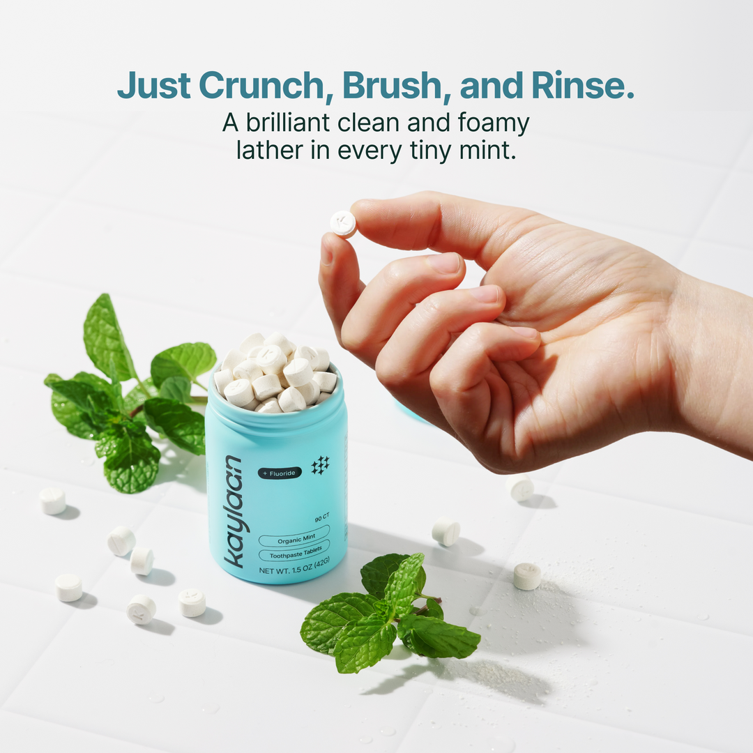 Toothpaste Tablets with Fluoride - 90ct - Mint