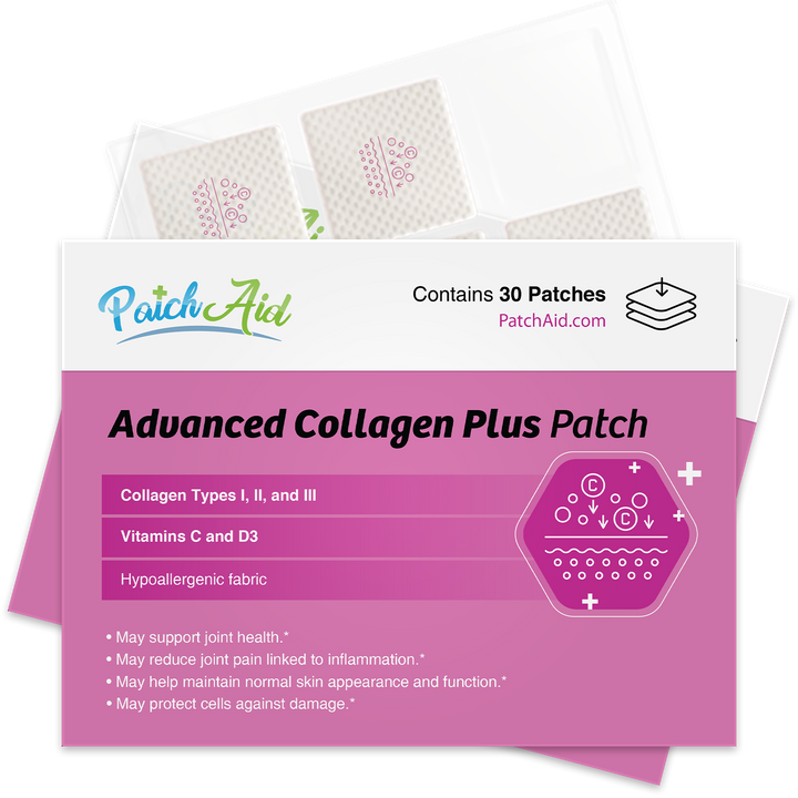 Collagen Plus Vitamin Patch - Skin, Joint & Bone Health: 1-Pack