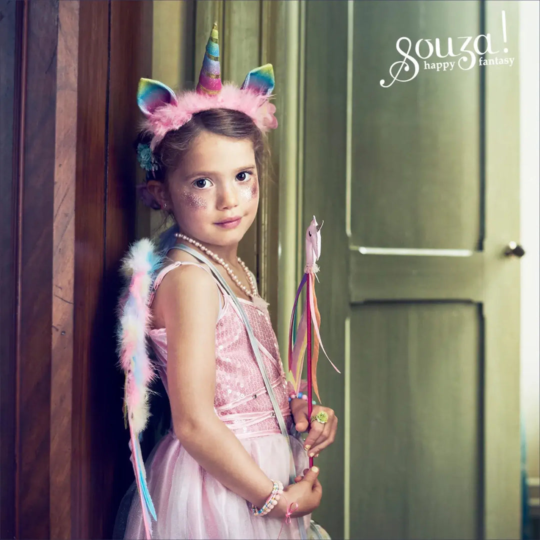 Unicorn Wings & Head band set - Costume Accessory for Kids