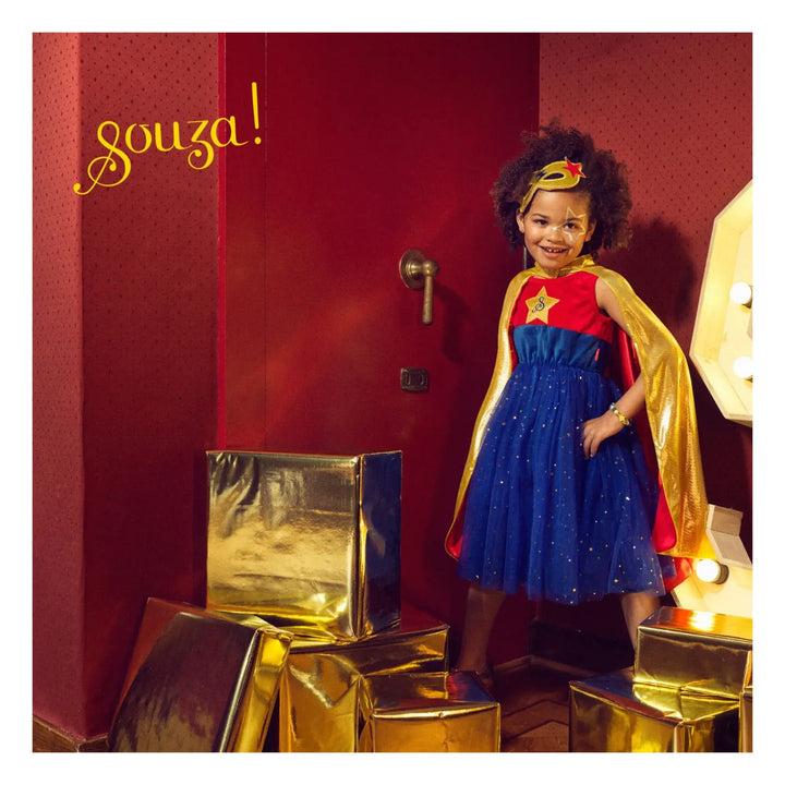 Superhero Girl Costume for Kids - Carnival use (sz 3-4 yrs)