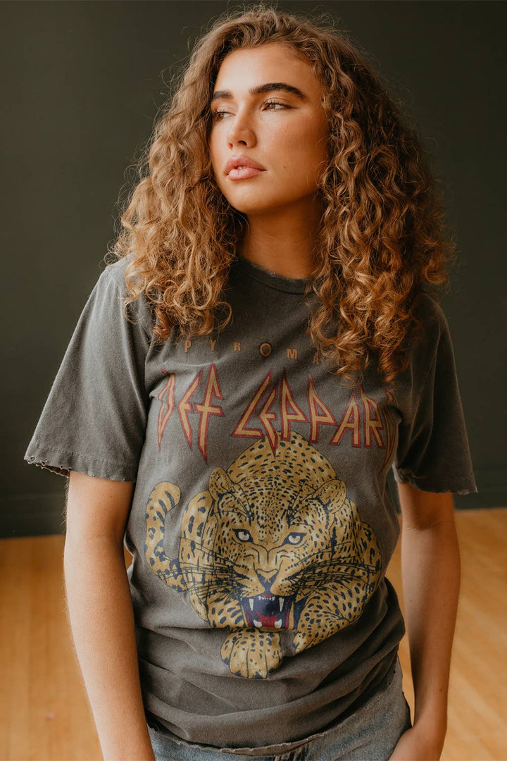 Def Leppard Sunkissed Boyfriend Tee: S