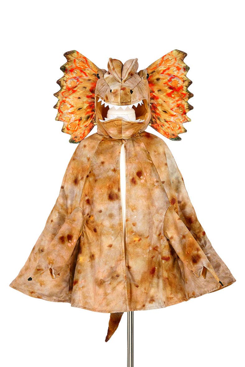 Dilophosaurus Dragon Costume Cape for Kids sz 4–7 yrs