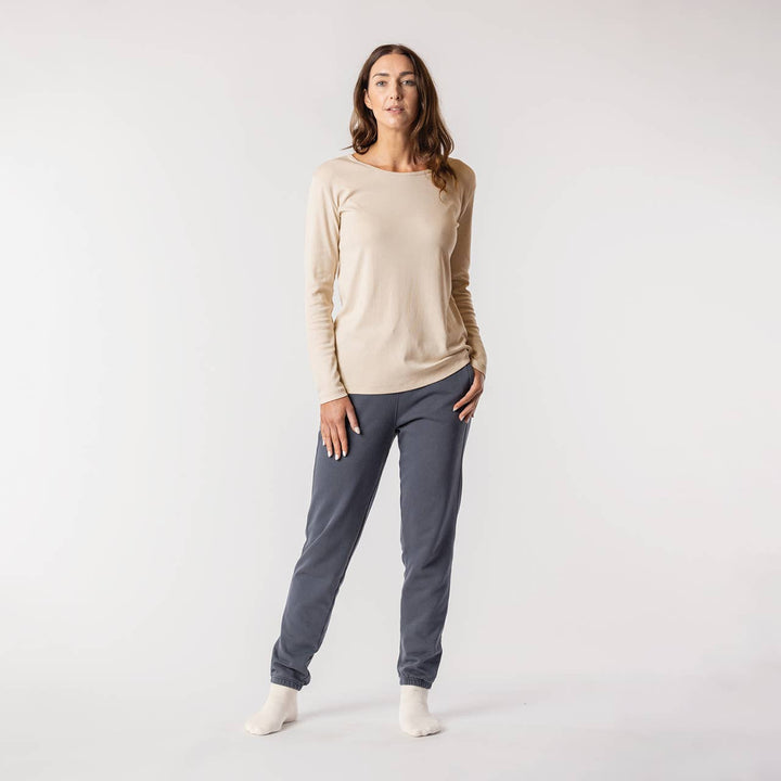 Organic Cotton - Layering Tee: Pearl / M