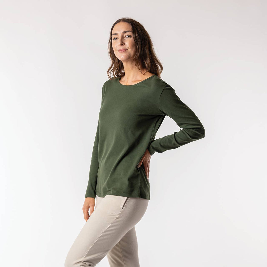 Organic Cotton - Layering Tee: Pearl / M